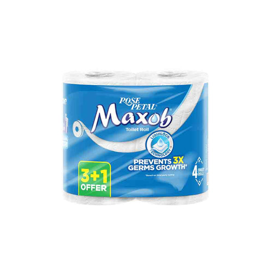 Rose Petal Maxob Toilet Roll 4 pack