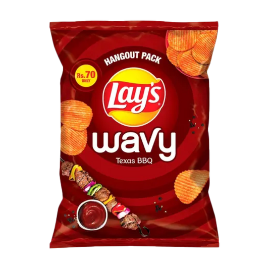 Lays Wavy B.B.Q Chips Rs 70
