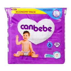 Canbebe Extra Large Diaper Size 6 24 Pcs (16+ Kg)