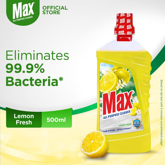 Max Lemon Fresh All Purpose Cleaner Bottle 500ml