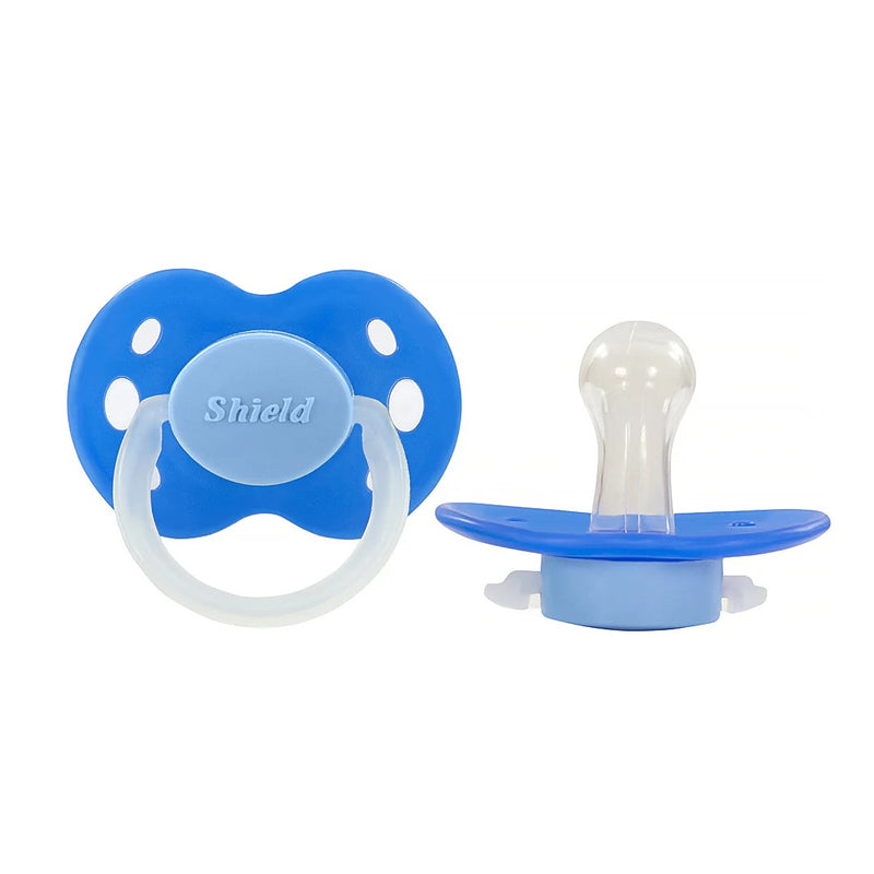 Shield Glow in the Dark Soother Blue