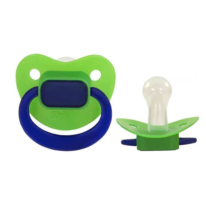Shield Classic Soother with Care Cover Green