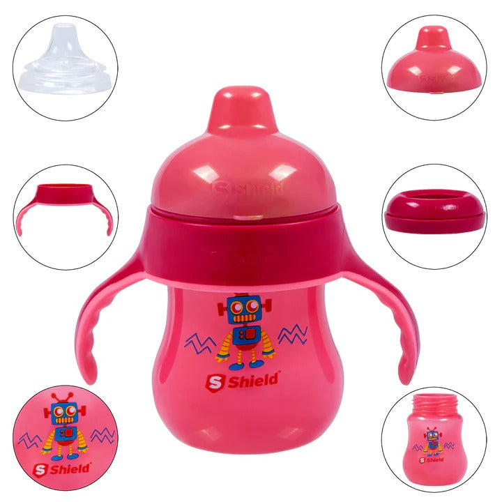 Shield Sippy Cup 180ml Pink
