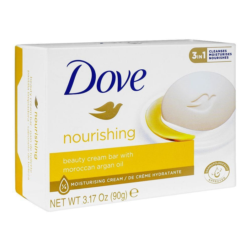 Dove Nourishing Soap With Moroccan Argan Oil 90g