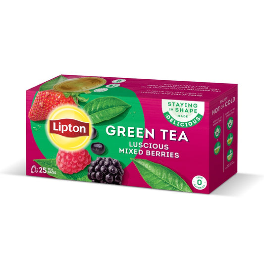 Lipton Green Tea Luscious Mixed berries 25 Tea Bags