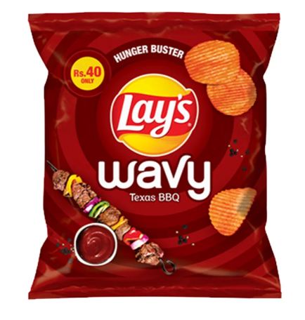 Lays Wavy B.B.Q Chips Rs 40