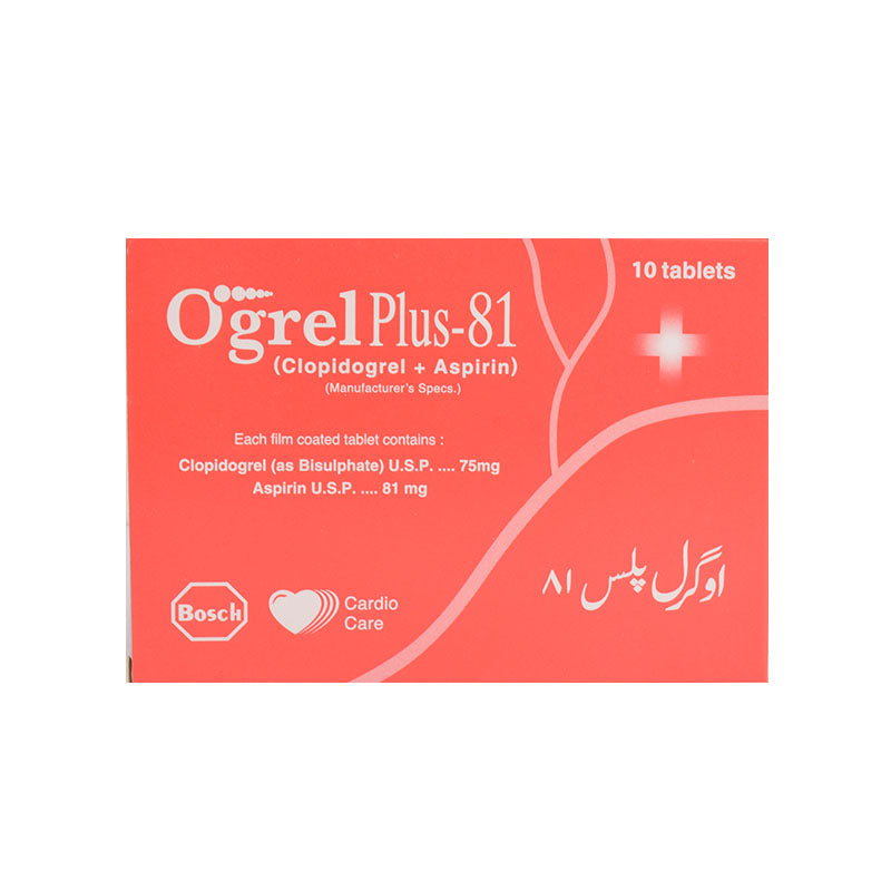 Buy Ogrel Plus-81 Tablets Available Online at Best Price in