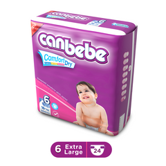 Canbebe Super Extra Large Diaper Size 6 24 Pcs (16+ Kg)