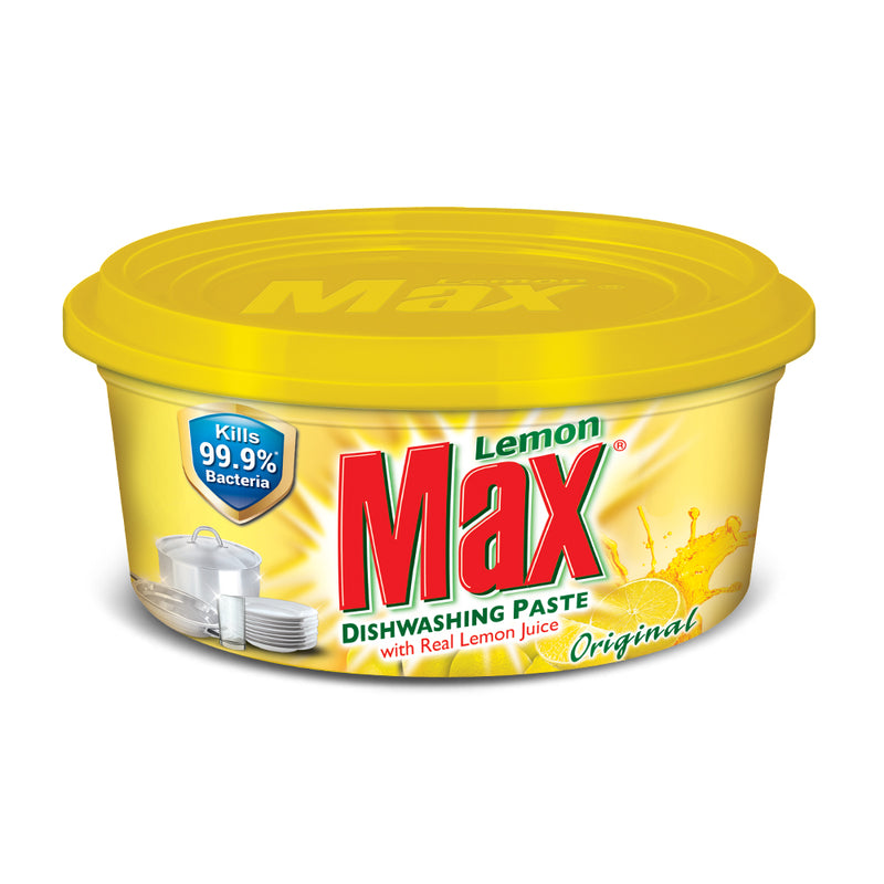 Max Lemon Dishwash Paste Yellow Jar 400gm