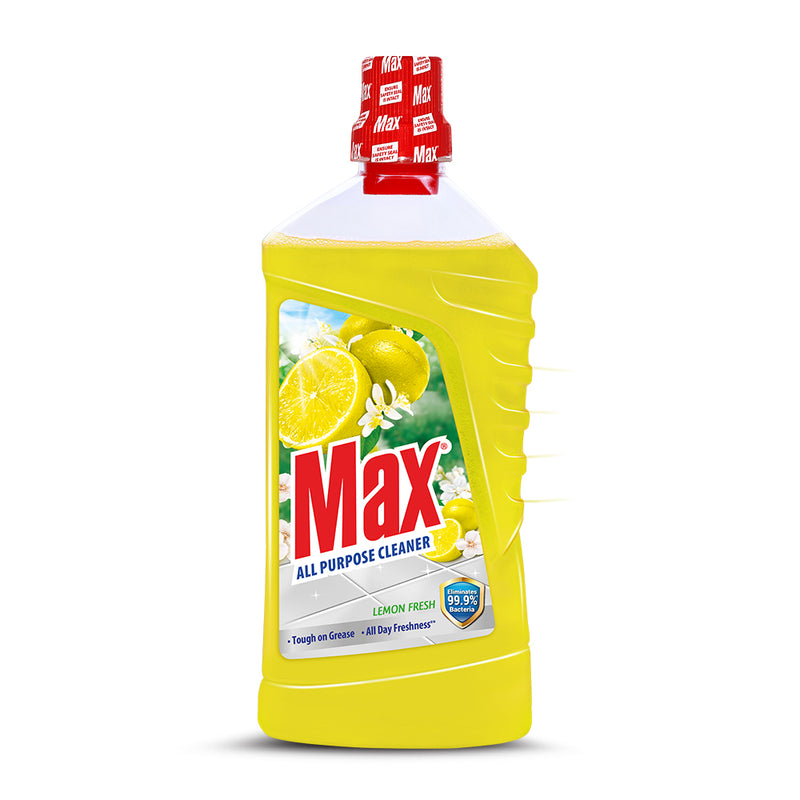 Max Lemon Fresh All Purpose Cleaner Bottle 1ltr