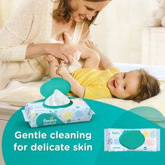 Pampers Fresh Clean Baby Wipes 64 Pcs