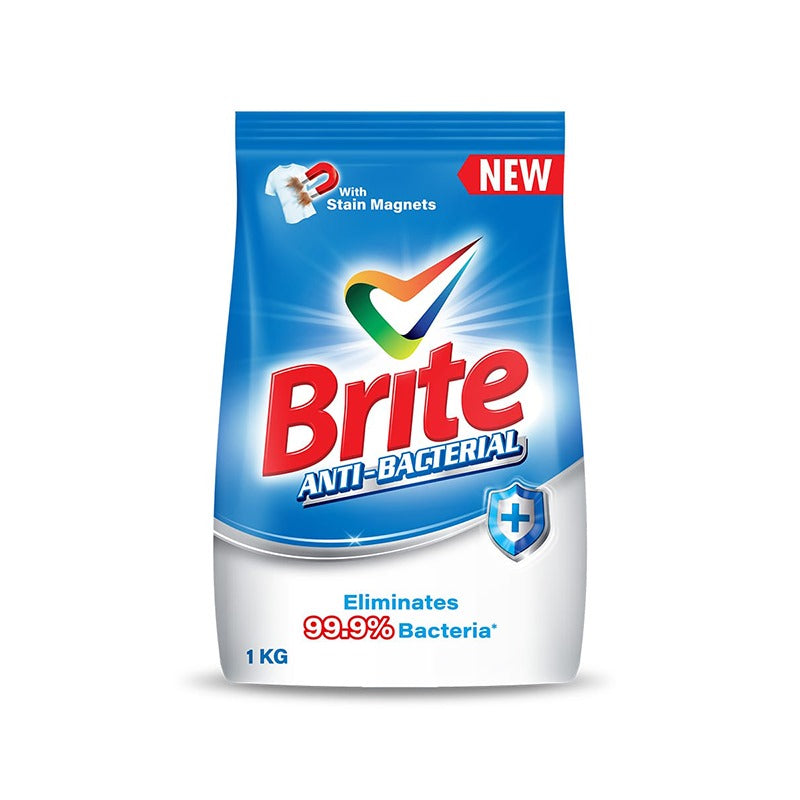 Brite Anti-Bacterial Washing Powder 1 Kg