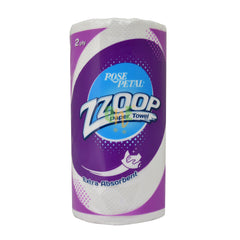 Rose Petal Zzoop Paper Towel 2 Ply 74 Sheets