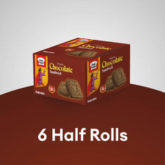 Peek Freans Chocolate Sandwich Biscuit Half Roll Box