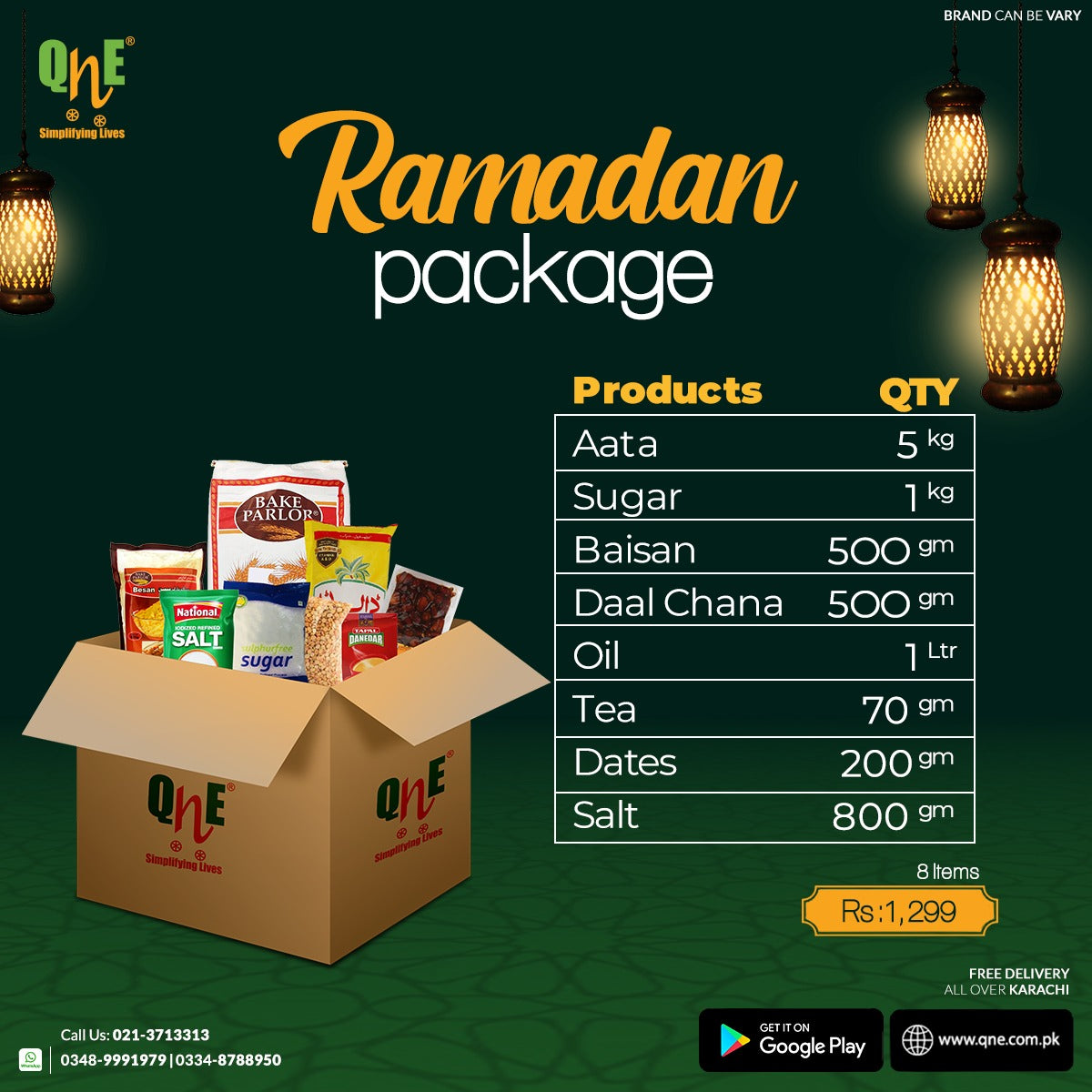 Shop Ramadan Packages, Zakat Packages at best prices from QnE