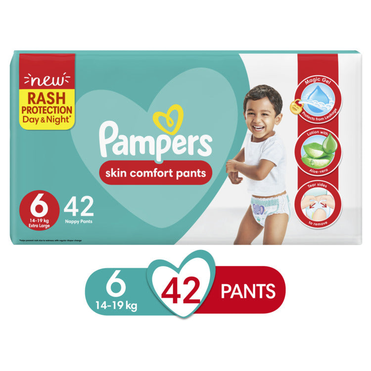 Buy Pampers Pants Mega Pack Size 6 at the best price in Karachi