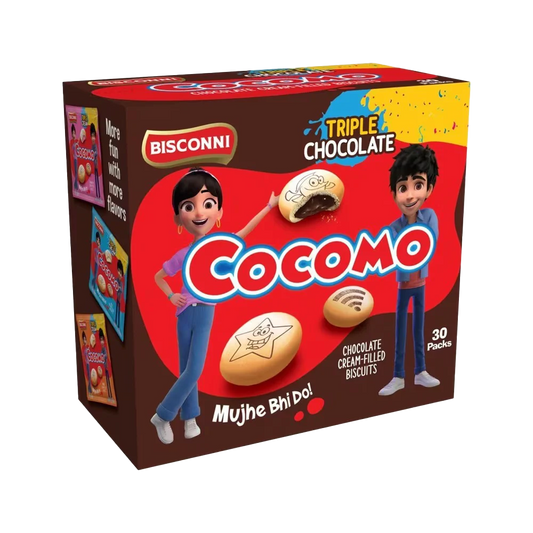 Bisconni Cocomo Triple Chocolate 30pcs Box