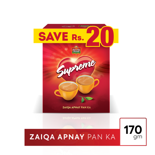 Brooke Bond Supreme Tea - 170g - Save Rs. 20