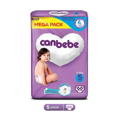 Canbebe Mega Pack Junior Diaper 5 66 Pcs
