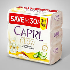 Capri Aloe Vera Nurture Jasmine Soap 150gm - Promo Pack