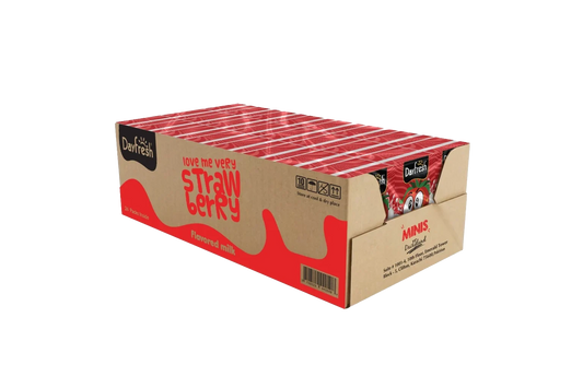 Dayfresh Strawberry Flavored Milk - 125ml - 12pcs Case