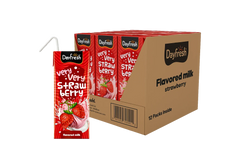 Dayfresh Strawberry Flavored Milk - 180ml - 12pcs Case