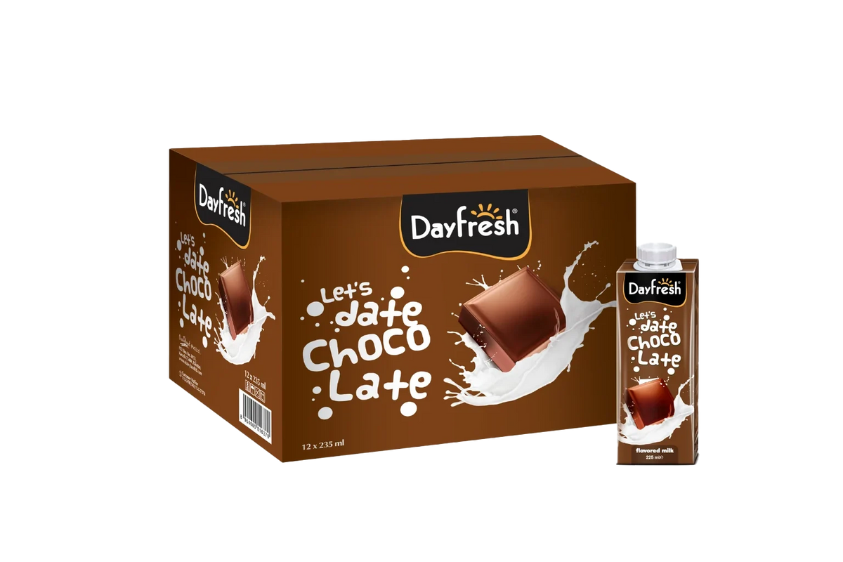 Dayfresh Chocolate Flavored Milk 225 ml - 12pcs Case