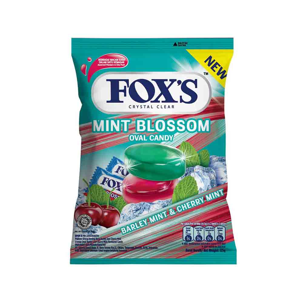 Fox's Fruity Mints Candy Pouch 125g