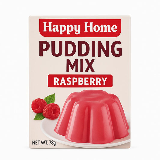 Happy Home Pudding Mix Raspberry 78gm