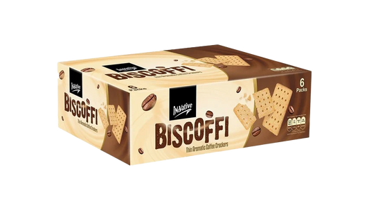 Inovative Biscoffi Thin Aromatic Coffee Crackers 6pcs Box