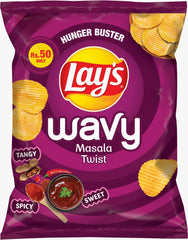 Lays Wavy Masala Twist Chips Rs 50