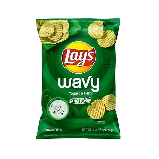 Lays Wavy Yogurt & Herb Chips Rs 70