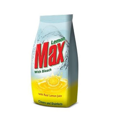 Lemon Max Clean and Disinfects With Bleach Powder Poly Bag 790gm