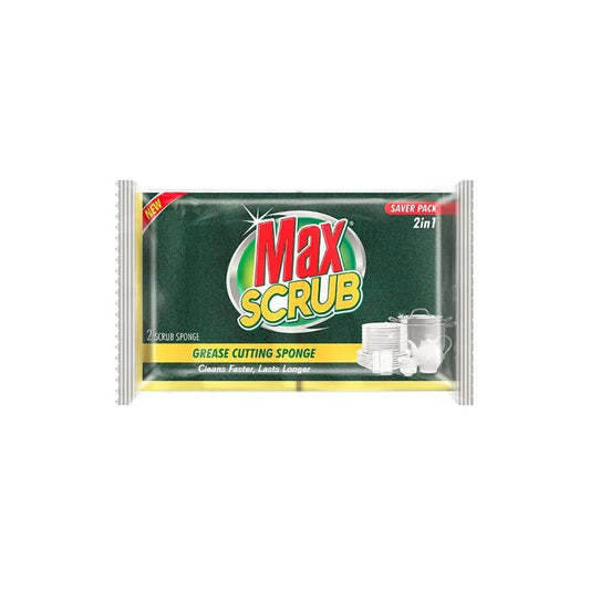 Max Scrub Saver Pack 2in1 Sponge 2-Pack