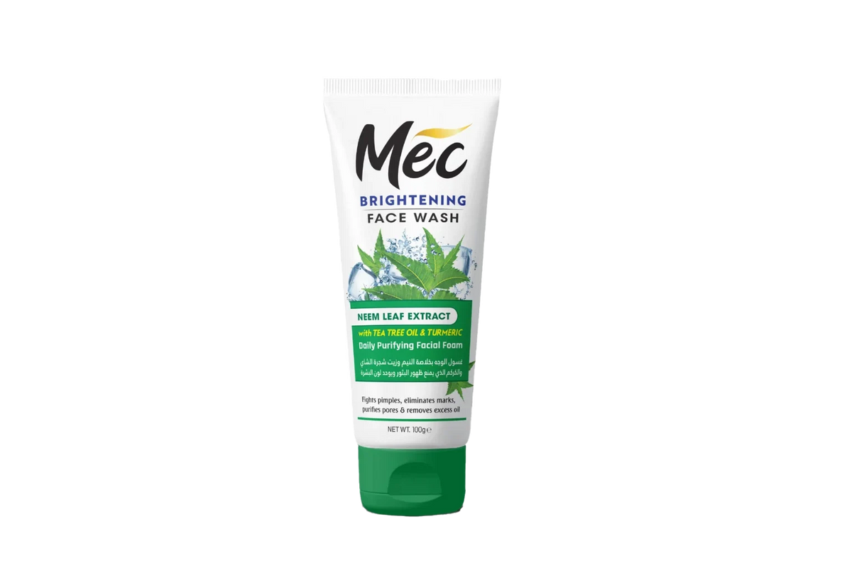 Mec Brightening Neem Leaf Extract Face Wash 100g