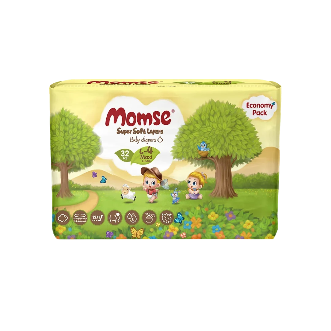 Momse Baby Diapers Medium 36pcs