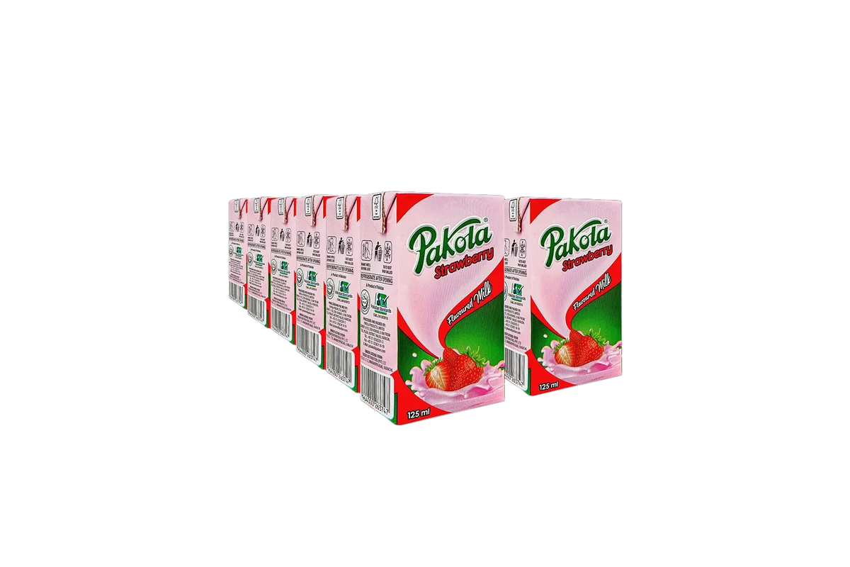 Pakola Flavoured Milk - Strawberry 125 ml 24pcs Case