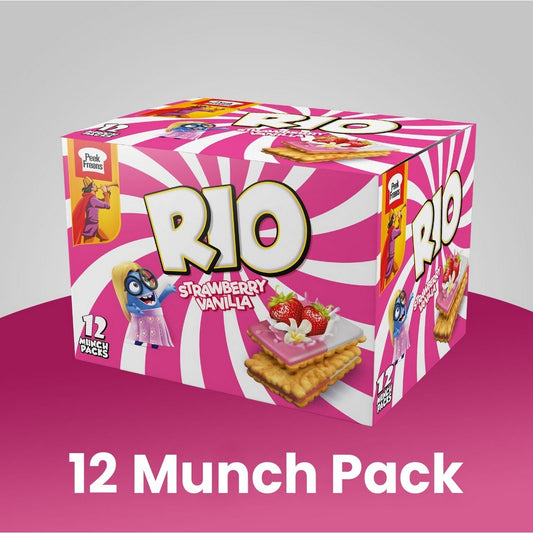 Peek Freans RIO Strawberry & Vanilla Biscuit Munch Pack
