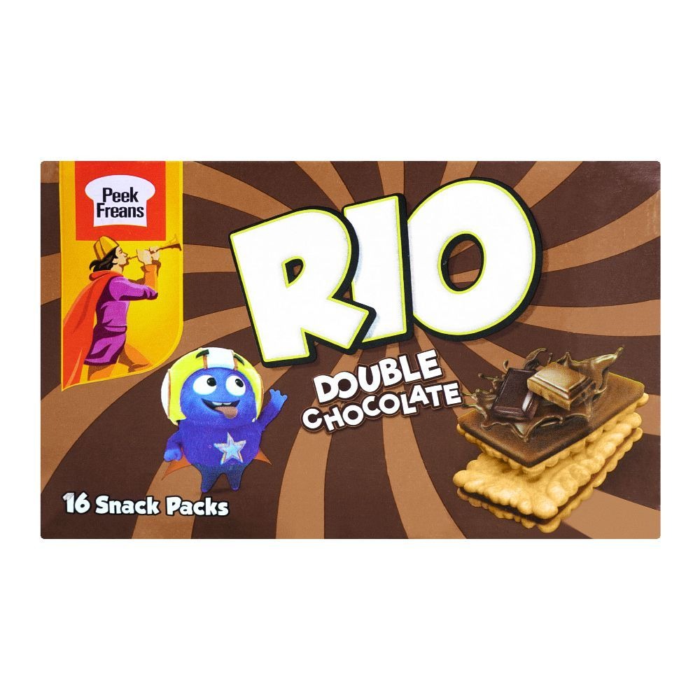 Peek Freans Rio Double Chocolate Snack Pack Box 16 pcs