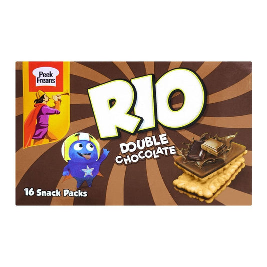 Peek Freans Rio Double Chocolate Snack Pack Box 16 pcs
