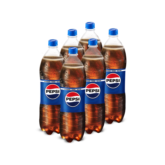 Pepsi Soft Drink 1-Litre Bottle 6-Pcs Case