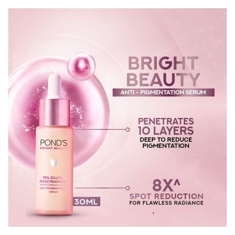 Ponds Bright Beauty Anti Pigmentation Serum, 30ml