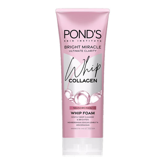 Ponds Bright Miracle Whip Collagen Foam 100Gm