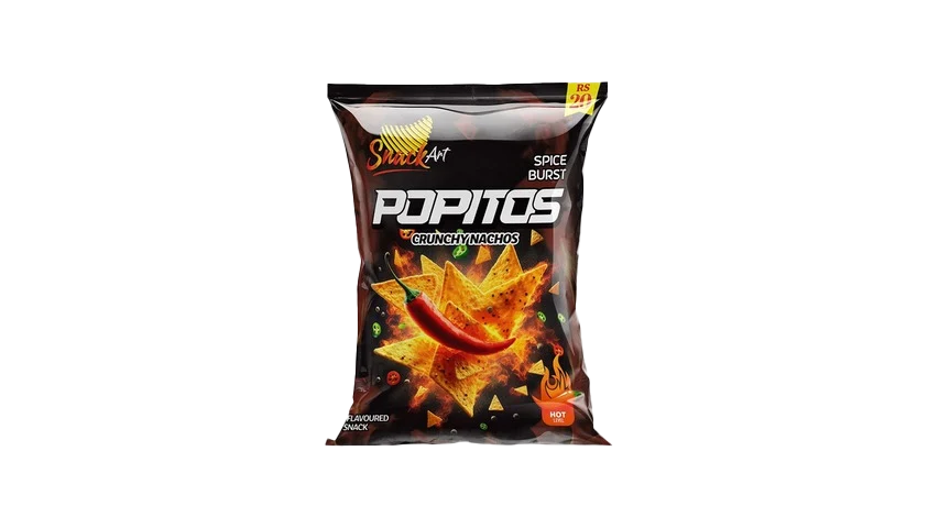 Popitos Crunchy Nachos Spice Burst Rs 20