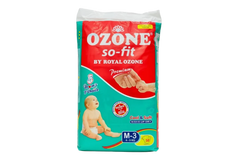 Royal Ozone Baby Diapers Medium - 50 Pcs