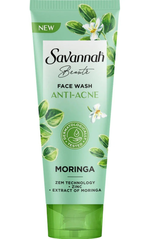 Savannah Beauté Anti-Acne Moringa Facewash 100 ml