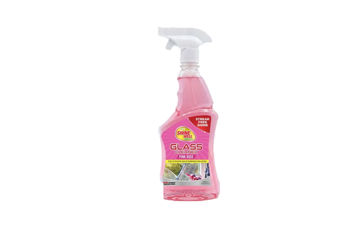 Shine Well Pink Rose Glass Cleaner 500ml