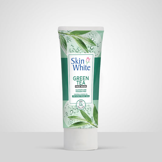 Skin White Green Tea Face Wash 50g