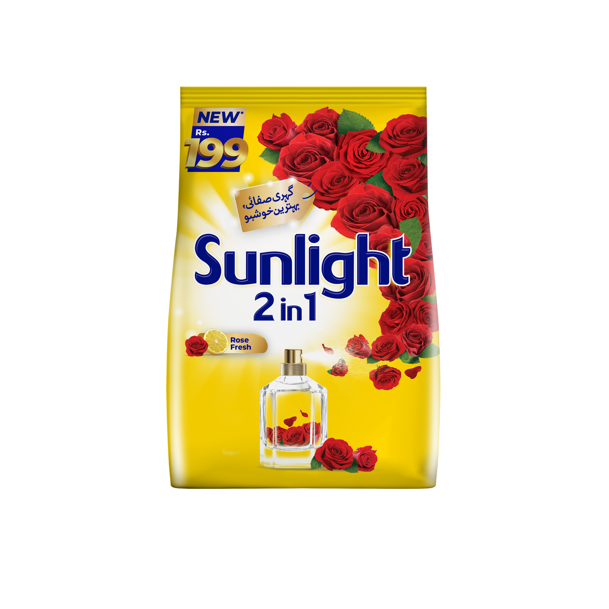 Sunlight Lemon & Rose Washing Powder Pouch 770g