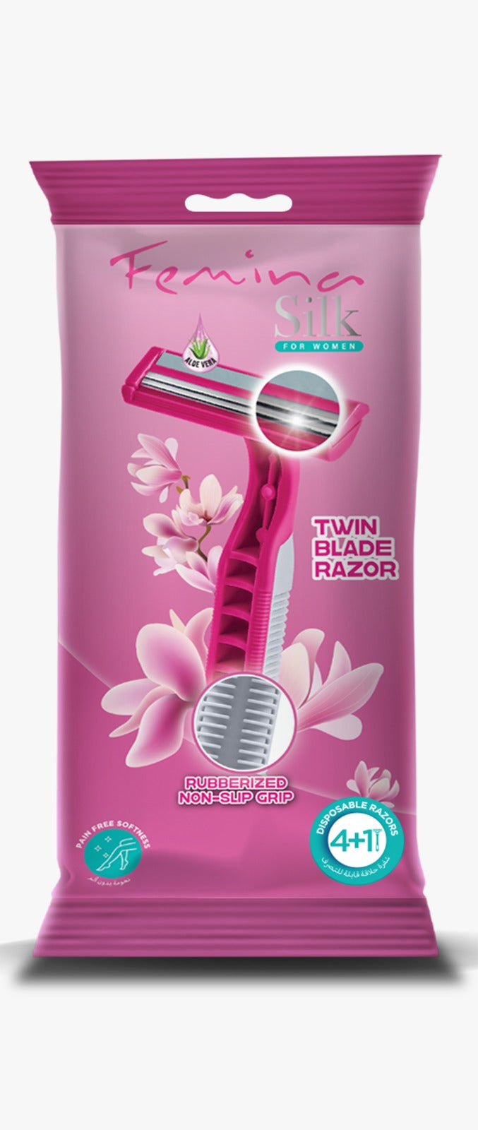 Treet Femina Silk Twin Blade Body Razor 5-Pack